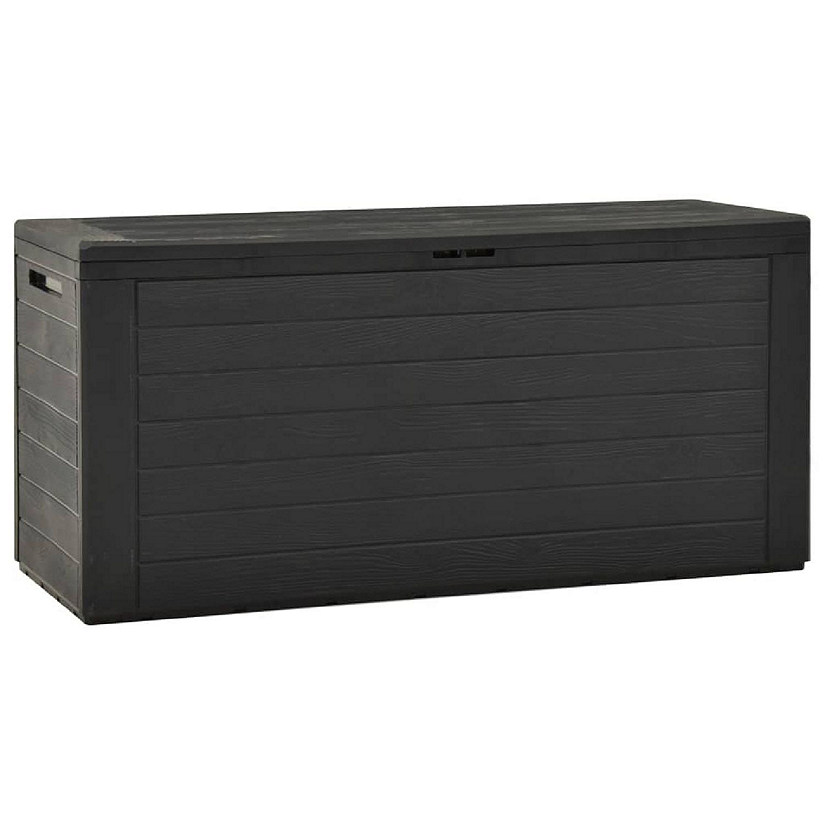 vidaXL Patio Storage Box Anthracite 45.7"x17.3"x21.7" Image