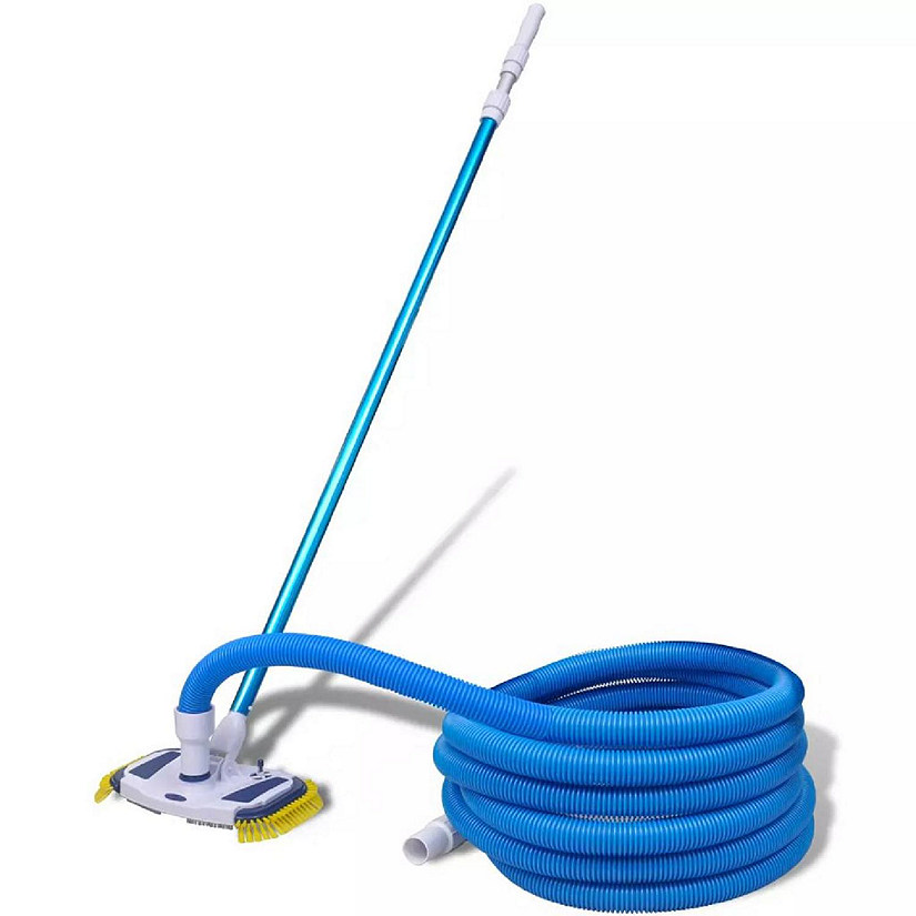 vidaXL Pool Cleaning Tool Vacuum with Telescopic Pole and Hose Image