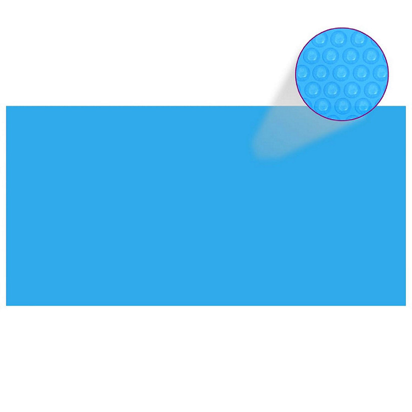 vidaXL Pool Cover Blue 157.5"x78.7" PE Image