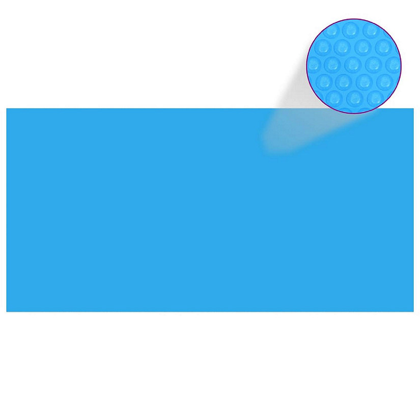 vidaXL Pool Cover Blue 236.2"x118.1" PE Image