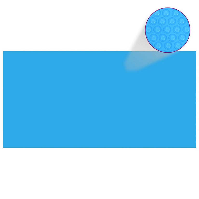 vidaXL Pool Cover Blue 383.9"x192.1" PE Image