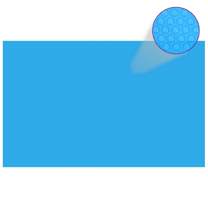 vidaXL Rectangular Pool Cover 315"x196.9" PE Blue Image