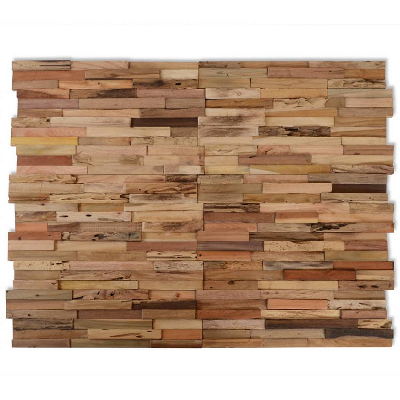 vidaXL Wall Cladding Panels 10 pcs 11.1 ft&#178; Recycled Teak Wood Image