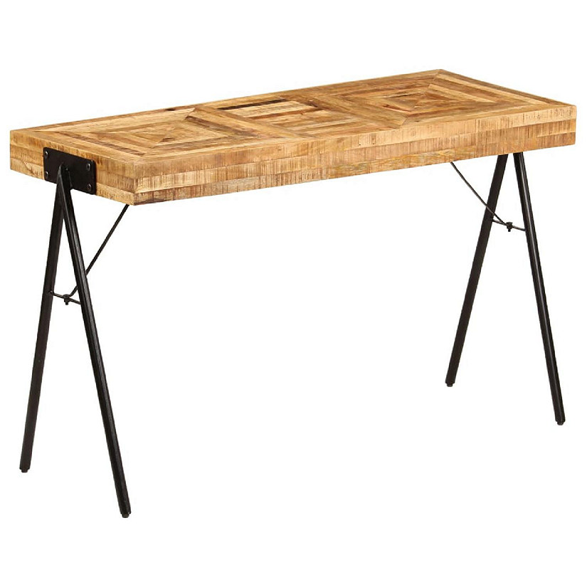 vidaXL Writing Table Solid Mango Wood 46.5"x19.7"x29.5" Image