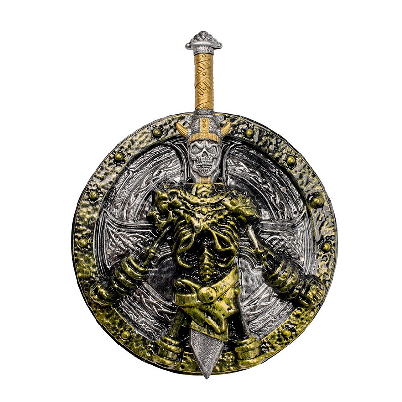 Viking Shield &amp; Sword Costume Accessory Image