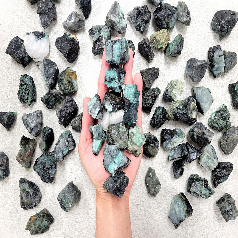 Vinacrystals 2 LBS Raw Emerald Crystals from Brazil Image