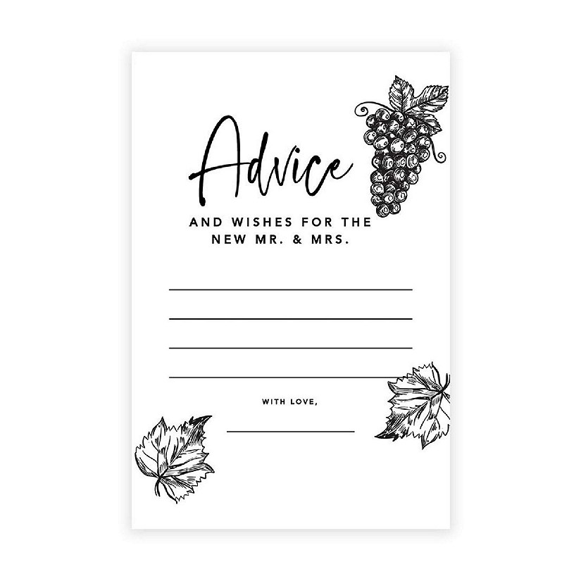 Vineyard Wedding Advice 4x6IN 56PC Image