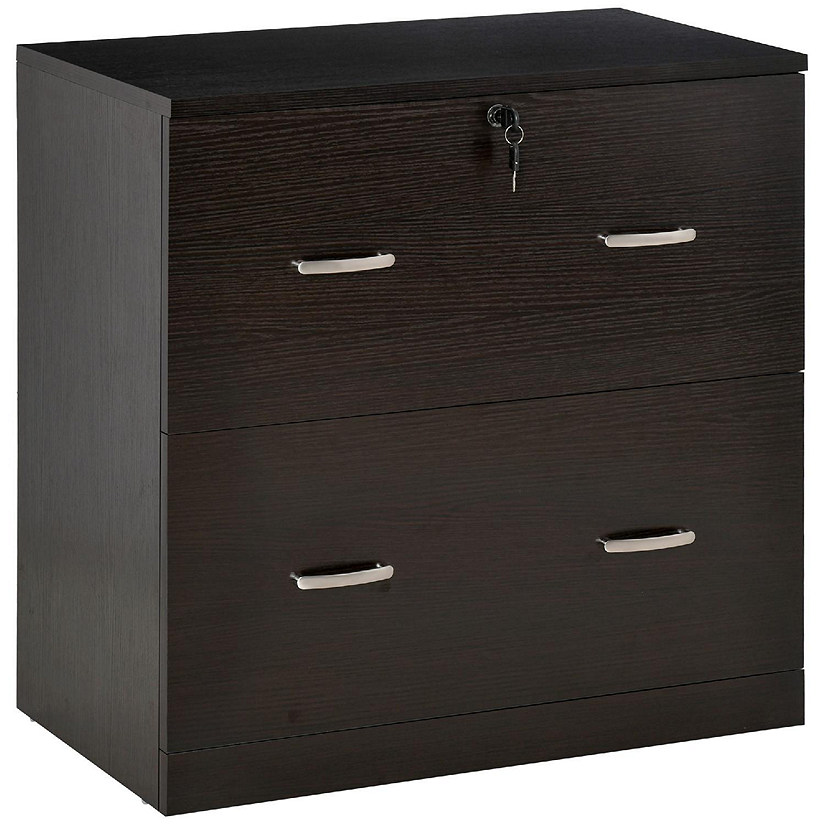 Vinsetto 2 Drawer File with Lock Vertical Storage Filing