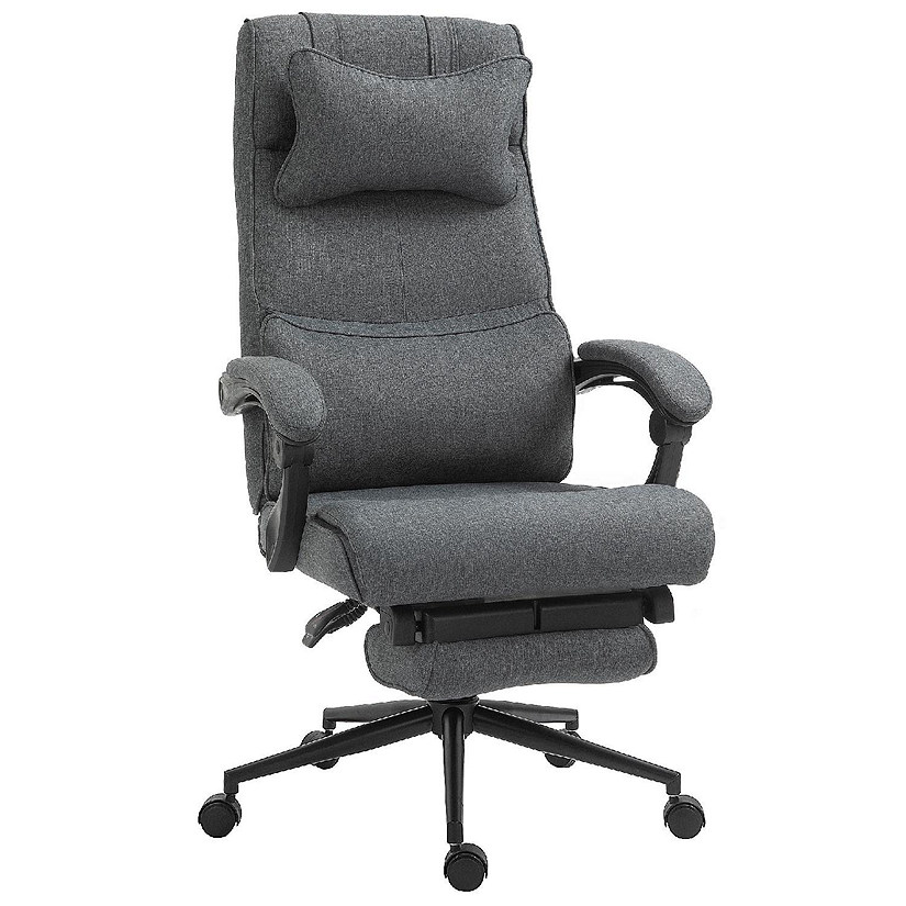 Ergonomic Office Chair, Computer Desk Chair Double Back with Max. 145°  Reclining, 3D Self-adpative Lumbar Support, Headrest and Armrests  Adjustable, 360° Mesh Swivel Chair for Home Office 