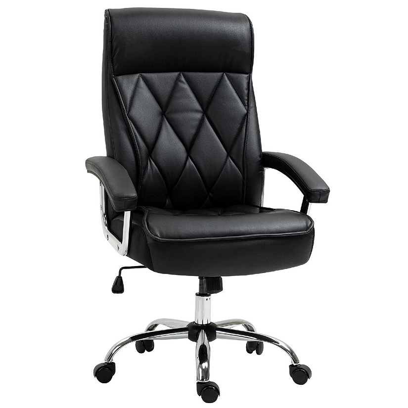 High Back Ergonomic Executive Office Chair, PU Leather Computer
