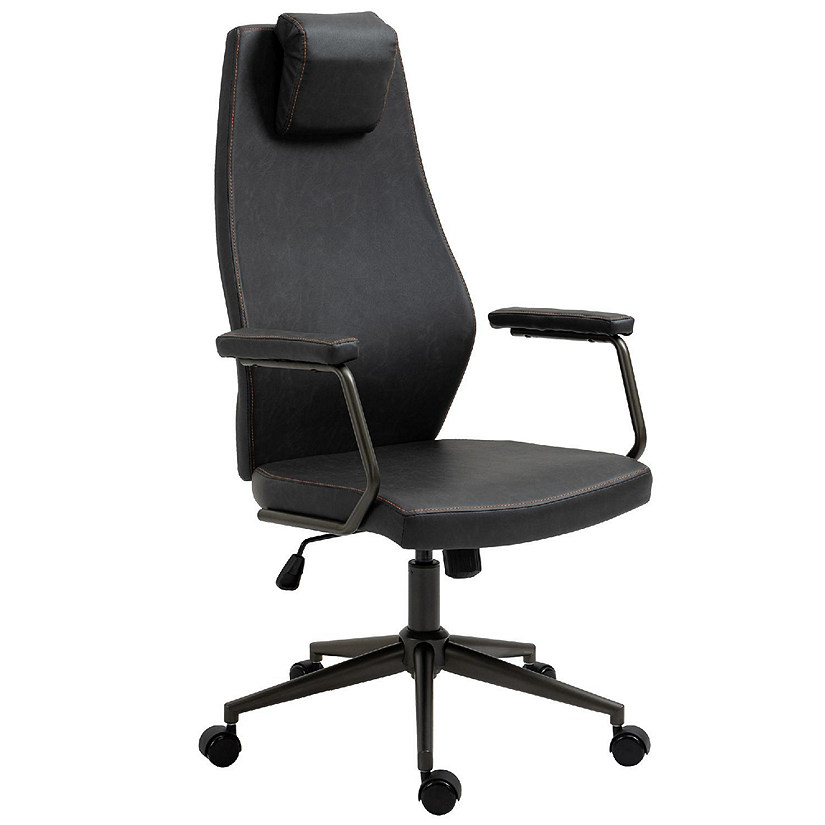 Vinsetto High Back Executive Office Chair Ergonomic Leather Computer
