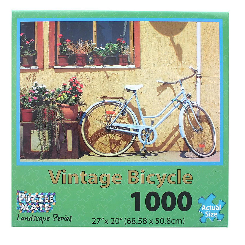 Vintage Bicycle 1000 Piece Jigsaw Puzzle Oriental Trading
