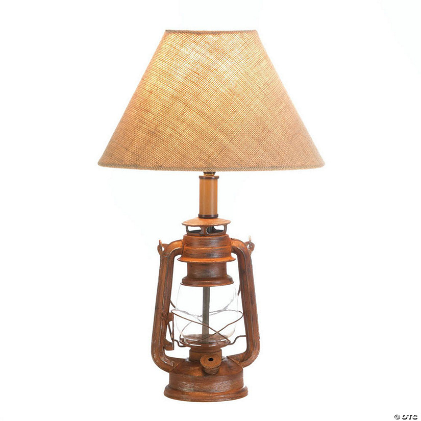 Vintage Camping Lantern Table Lamp 19.25&#8221; Image