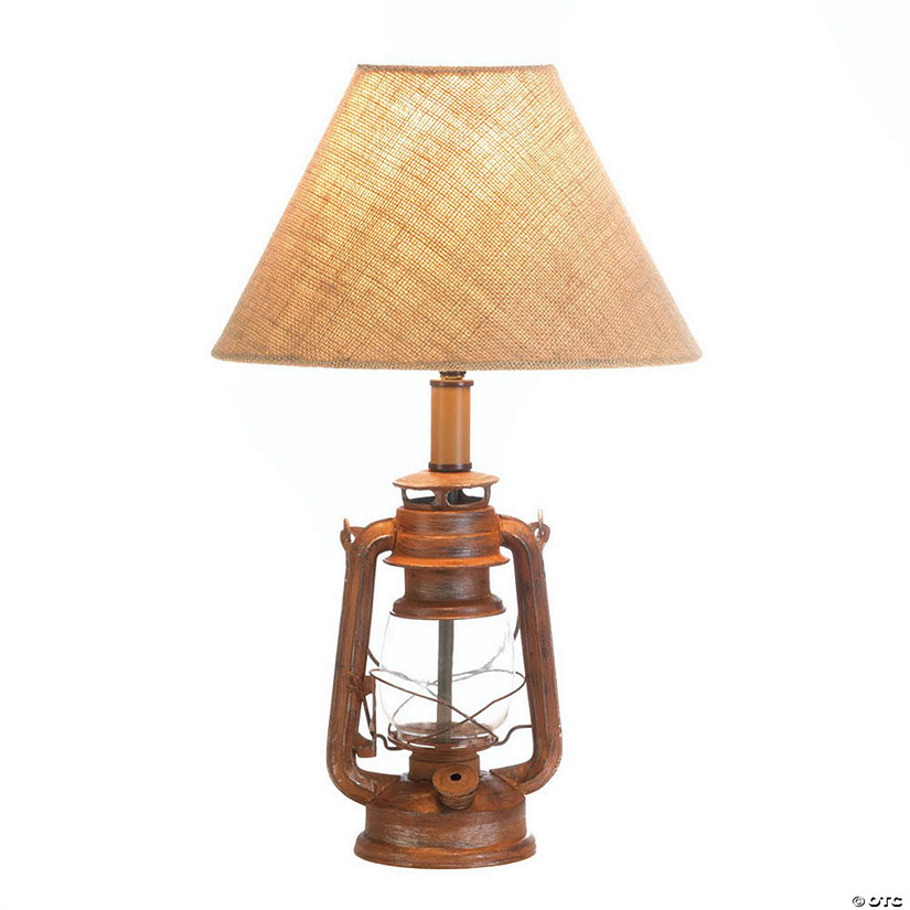 Vintage Camping Lantern Table Lamp 19.25&amp;#8221; Image