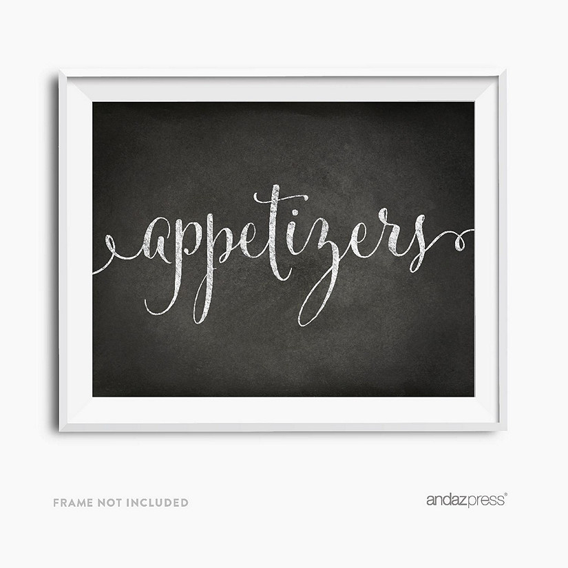 Vintage Chalkboard Appetizers Sign Image