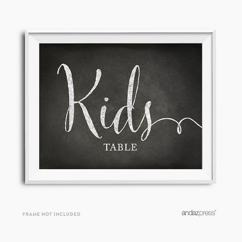 Vintage Chalkboard Kids Table Sign Image