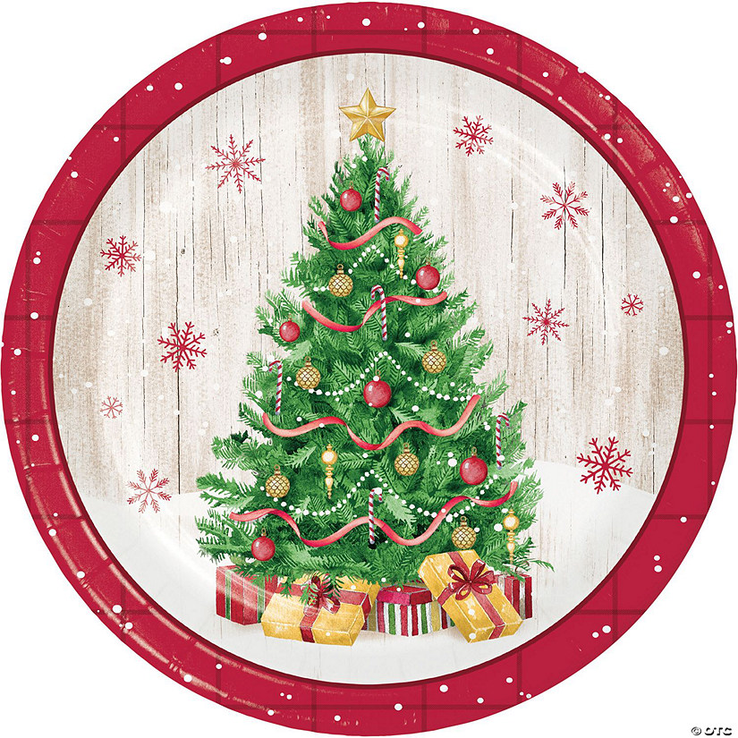Vintage Christmas Paper Plates Oriental Trading