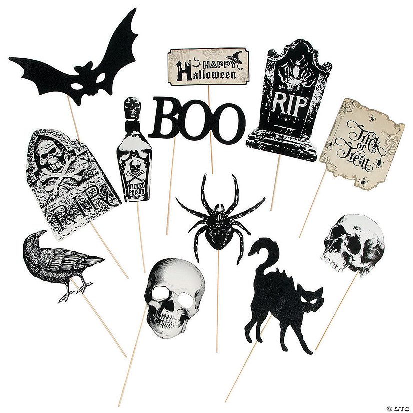 Vintage Halloween Photo Stick Props Image