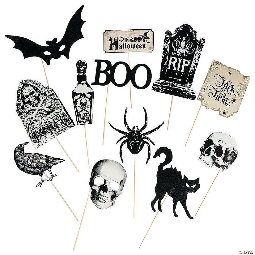 Vintage Halloween Photo Stick Props Oriental Trading