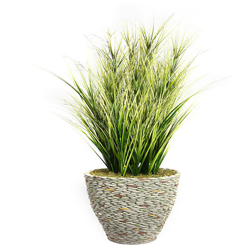 Vintage Home Artificial Faux Real Touch 74" Tall Onion Grass With Twigs