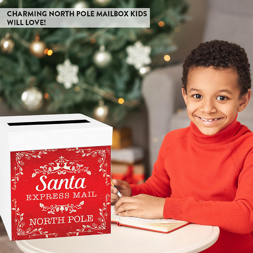 Vintage Santa Express Mailbox Image