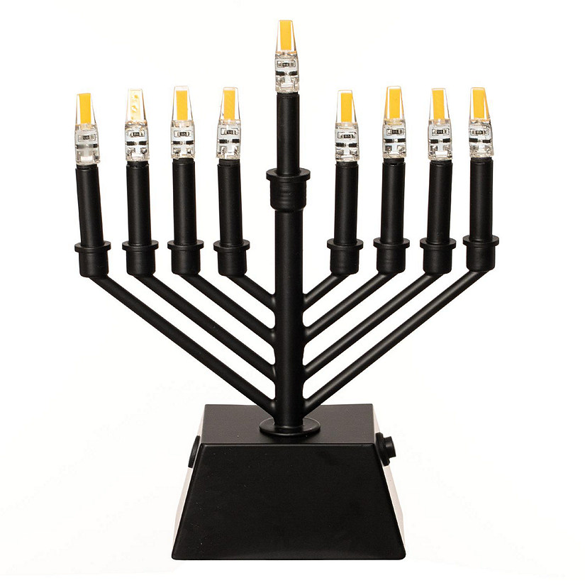 Vintiquewise V-Shape Menorah Black Image