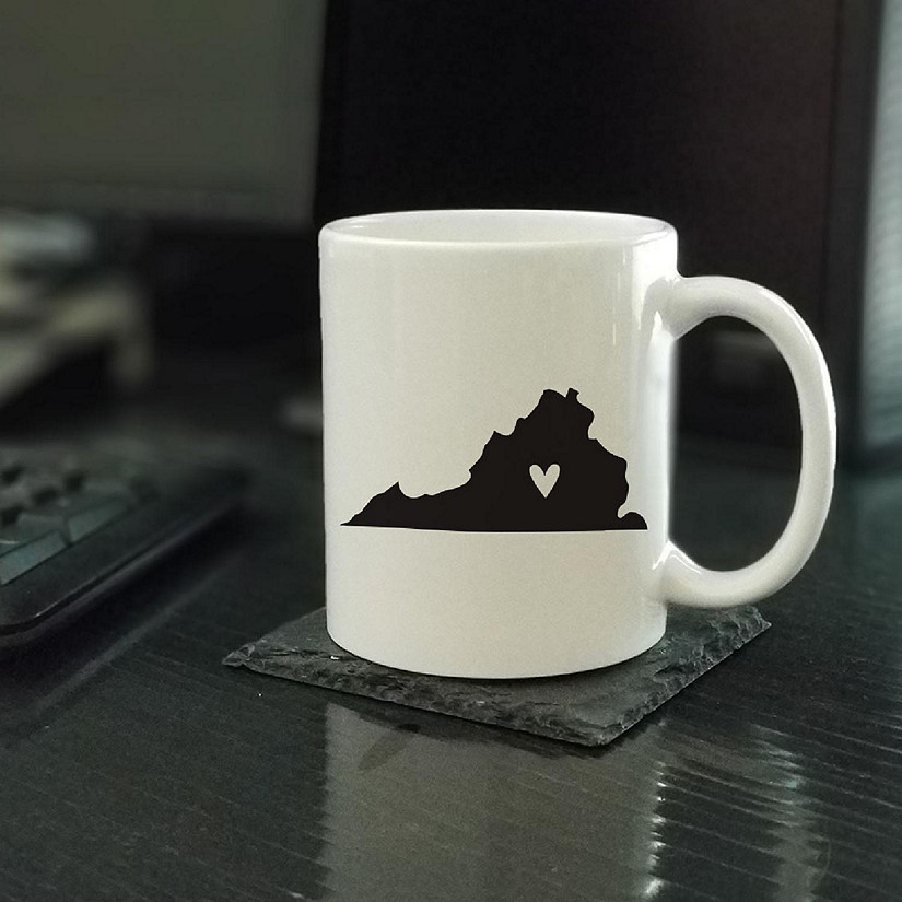 Virginia State Heart Ceramic Mug Image