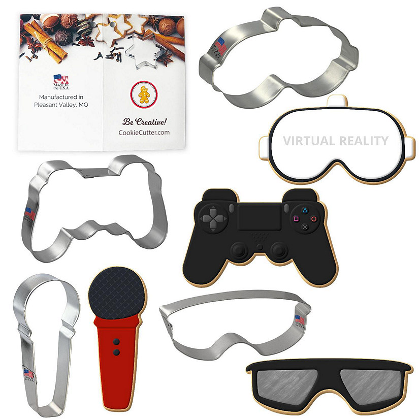 Virtual Reality Cookie Cutter 4 Pc Set HS0556 Image