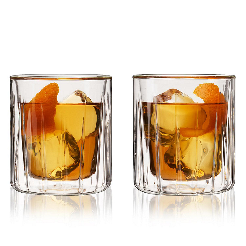 Viski Double Walled Rocks Glasses by Viski Oriental Trading