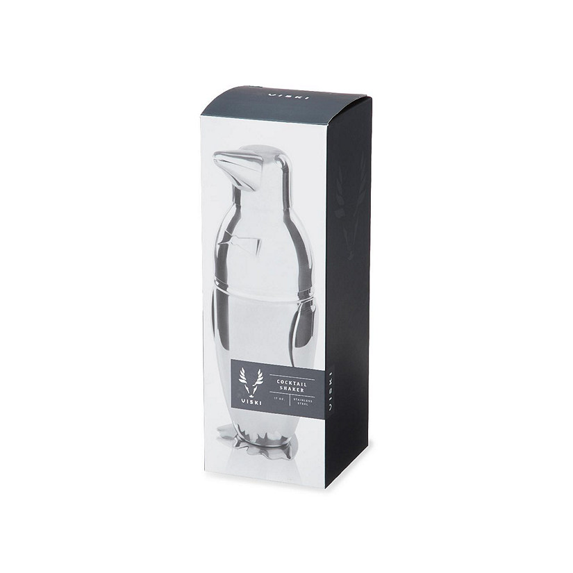 Viski Warren Shaker Per Cocktail In Acciaio Inox - Colore Nero Canna Di Fucile, Stile Francese, 708g - 5