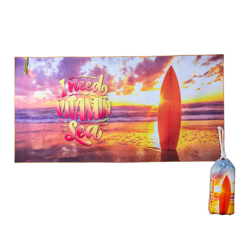 Vitamin Sea BeachTech 30"x60" sustainable beach towel Image