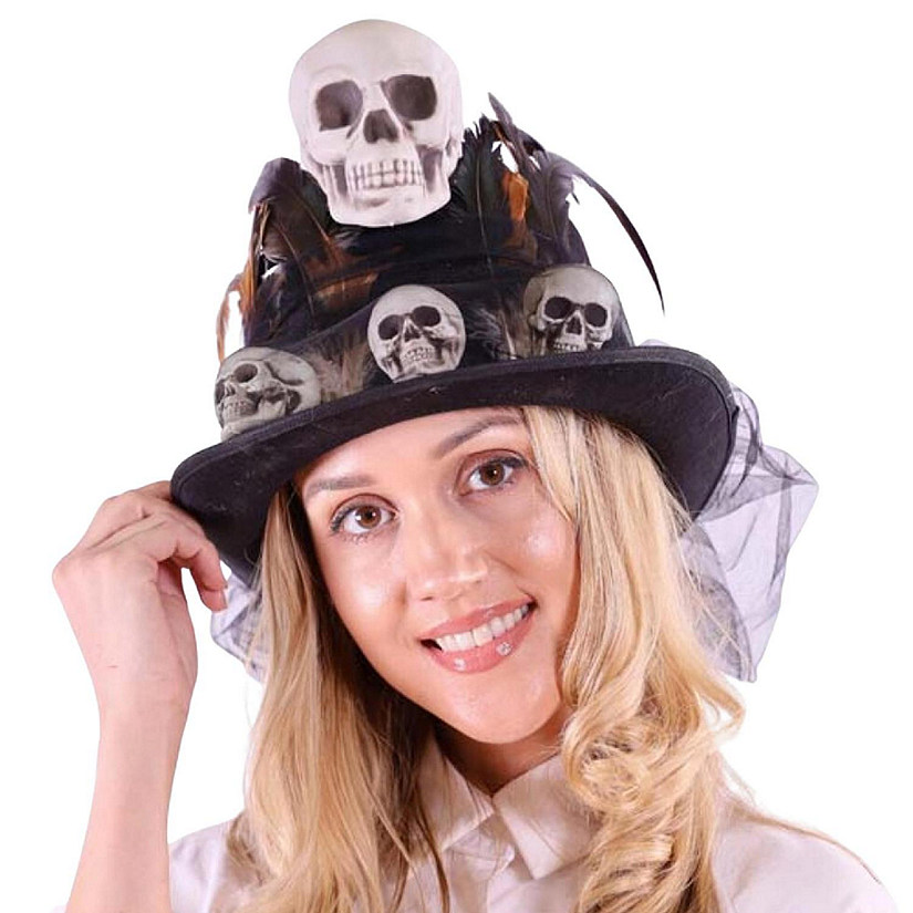 Voodoo Mini Skull Top Hat Image