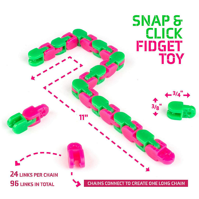 Wacky Tracks Snap And Click Fidget Toys Image
