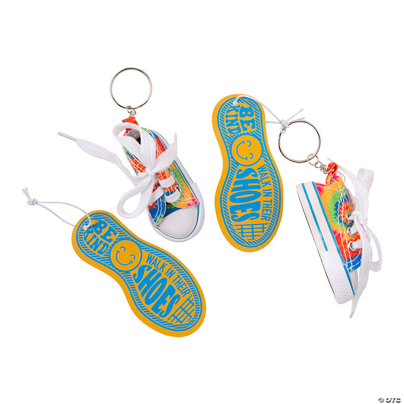 Walk in Their Shoes Kindness Keychain Kit for 12 Image