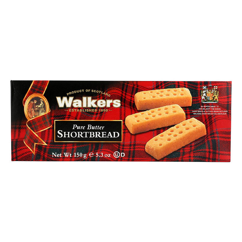 Walkers Shortbread Pure Butter Fingers 5.3 oz Pack of 12 Image