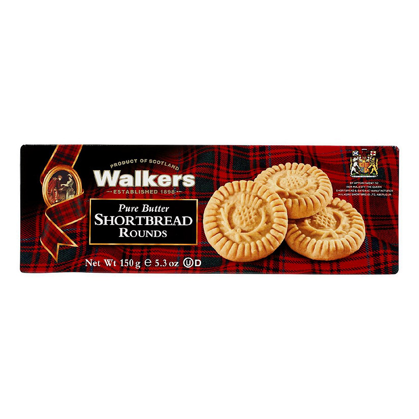 Walkers Shortbread Pure Butter Round 5.3 oz Pack of 12 Image
