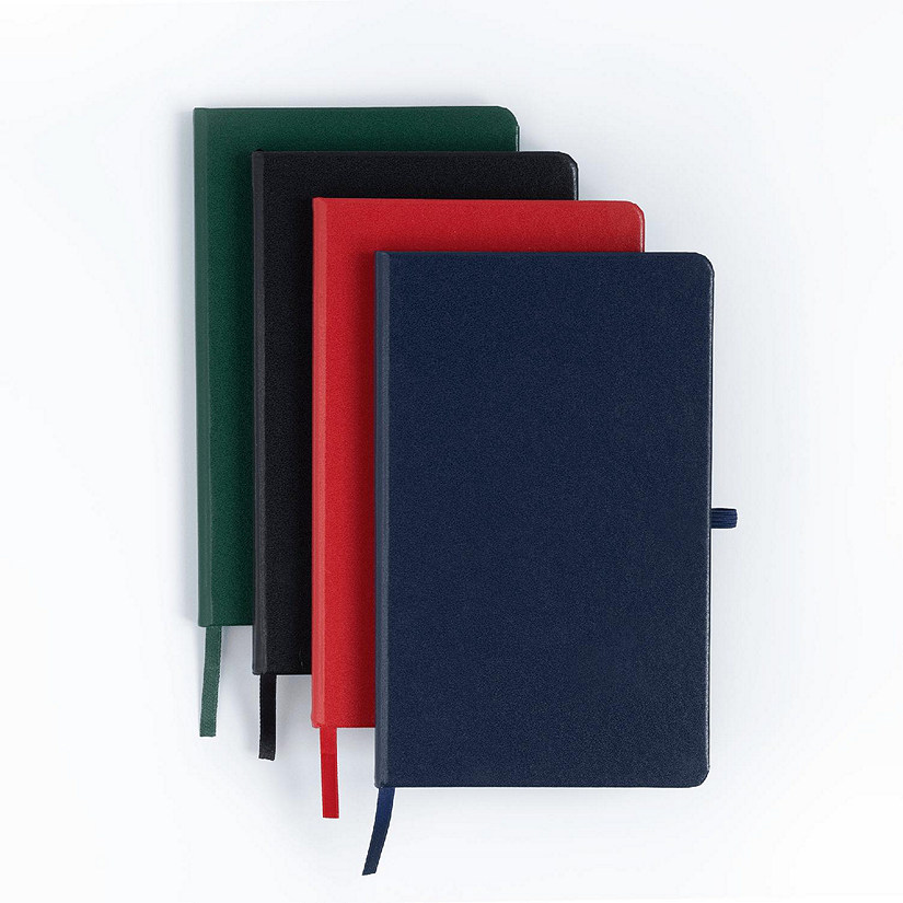 WallDeca Classic Lined Notebook Journal, Hard Cover, 240 Pages, Ruled 8