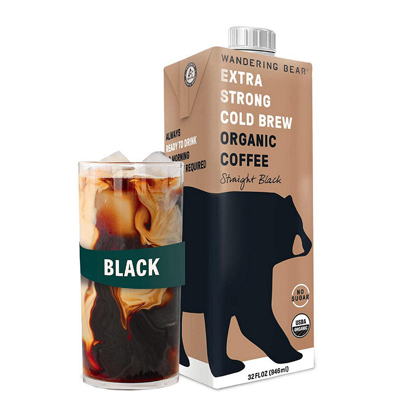Wandering Bear Coffee - Coffee Cold Brew Black - Case of 6-32 FZ Image