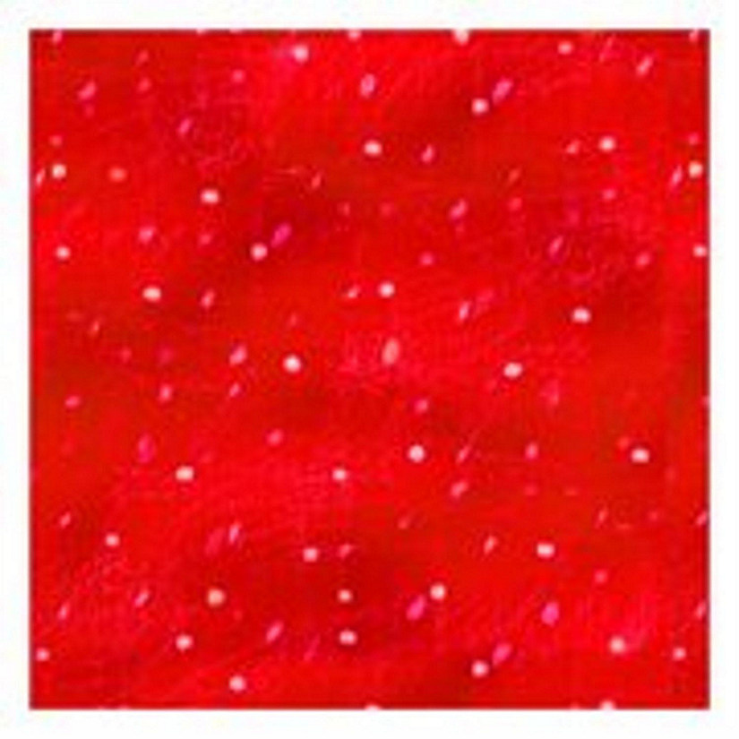 Warm Wishes Snow on Red Cotton Fabric by Quilting Treasures Image