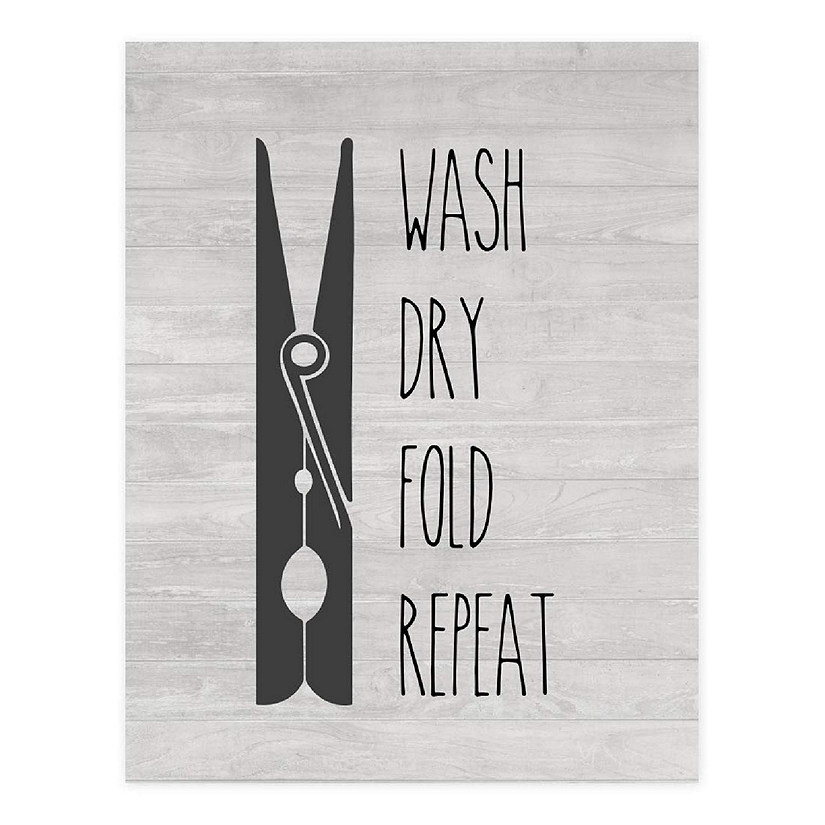 Wash Dry Fold Repeat 8.5x11in 1-Pack Image
