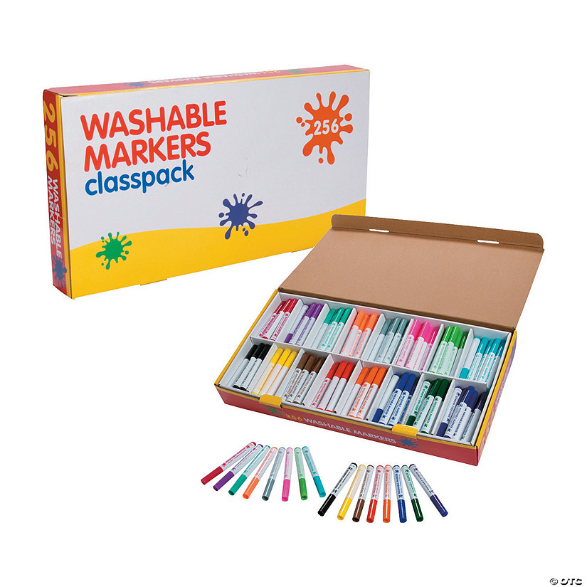 Washable Marker 16Color Classpack