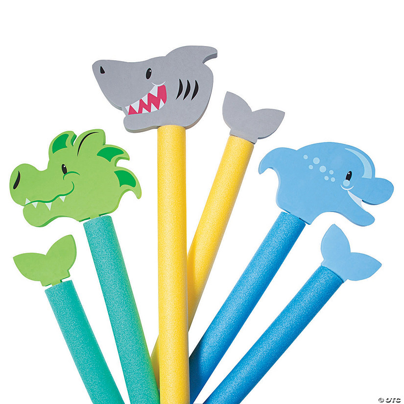 Water Animal Pool Noodle Attachments - 6 Pc. Image