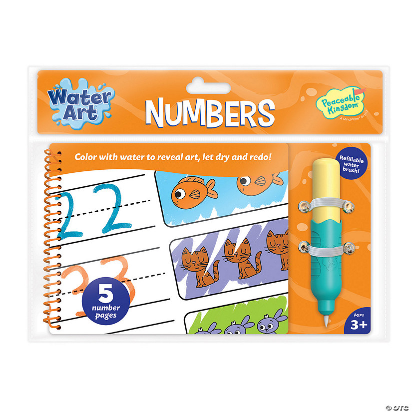 Water Art Book: Numbers Image
