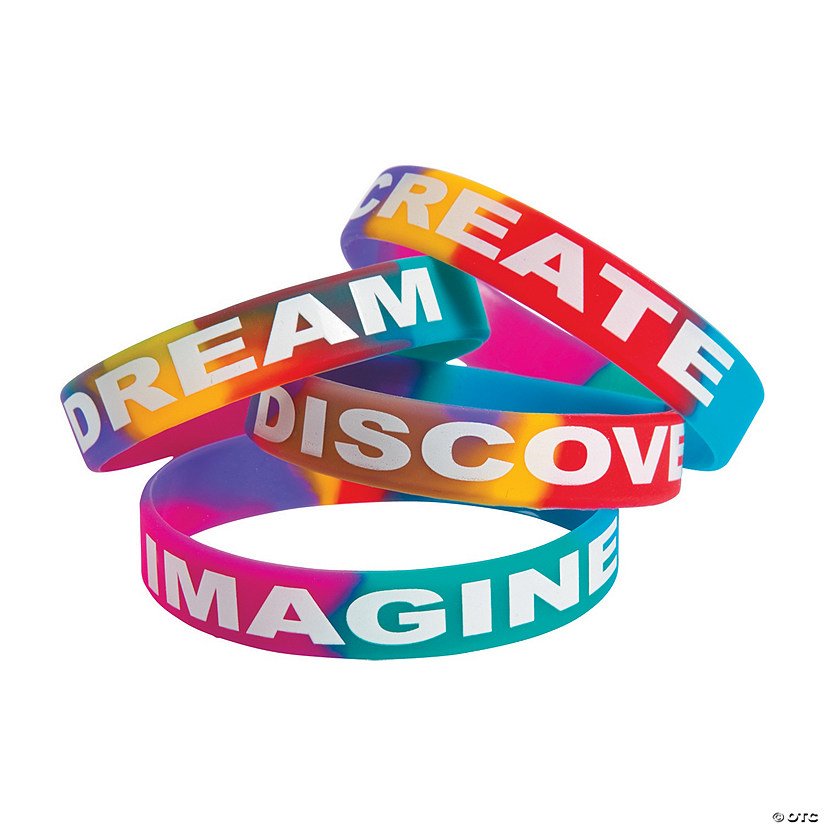 Watercolor Bracelets - 24 Pc. Image