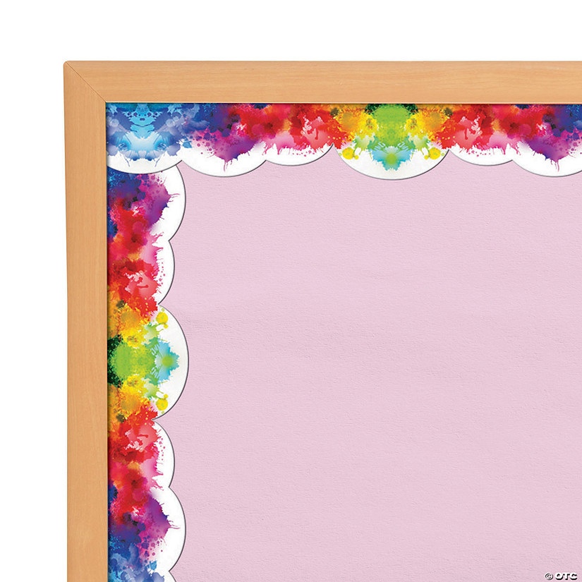 Watercolor Bulletin Board Borders | Oriental Trading