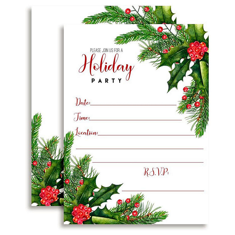 Watercolor Holy Holiday Invitations 40pc. by AmandaCreation Image
