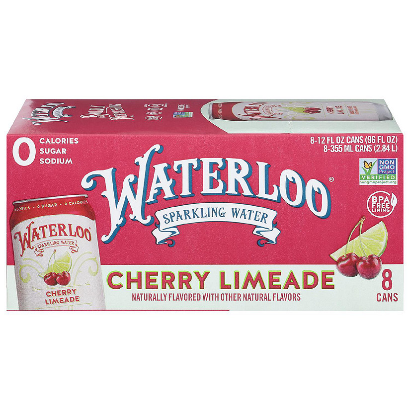Waterloo - Spk Water Cherry Limeade - Case of 3-8/12 FZ Image