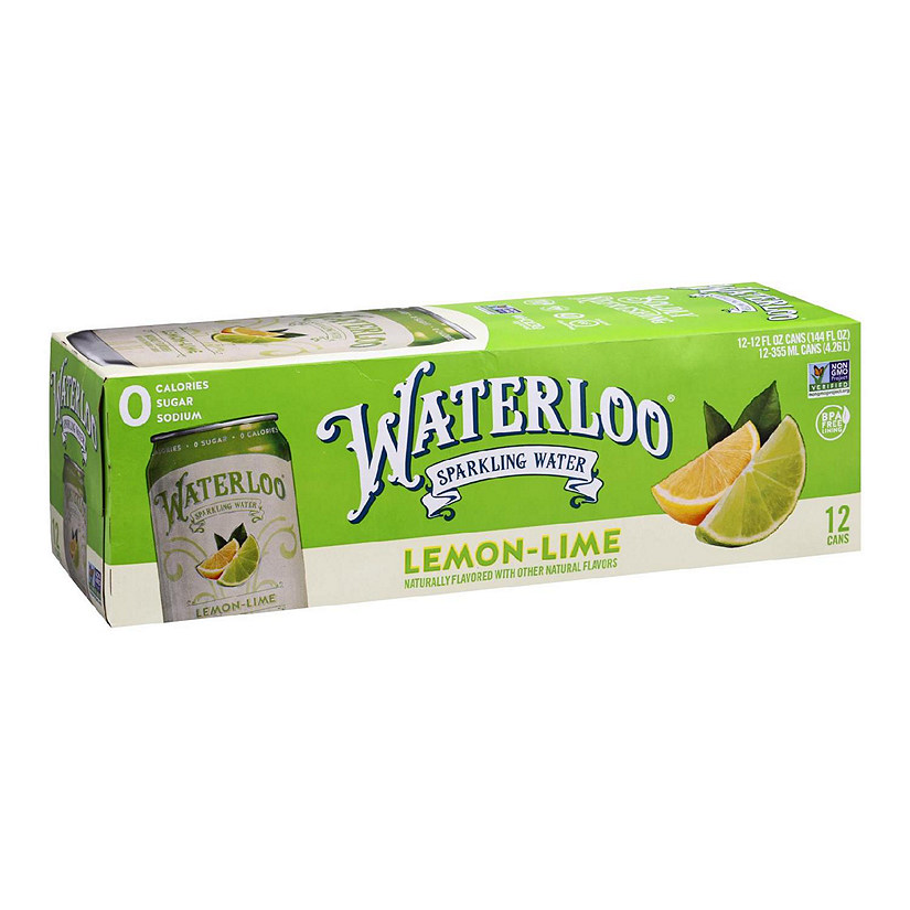 Waterloo's Lime Sparkling Water  - Case of 2 - 12/12 FZ Image