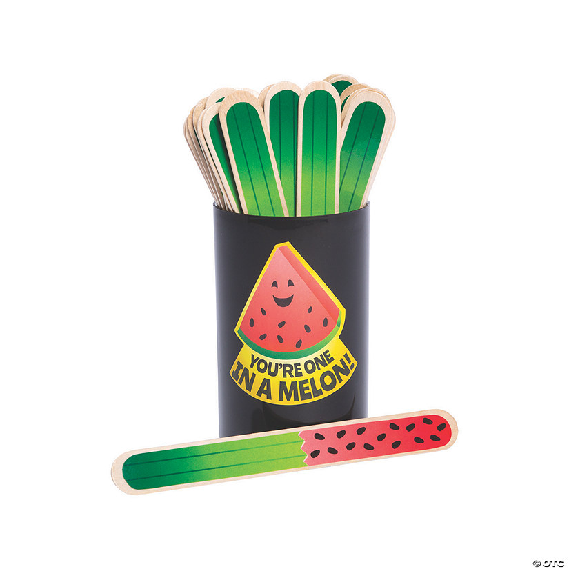 Watermelon Flip Name Sticks - 36 Pc. Image