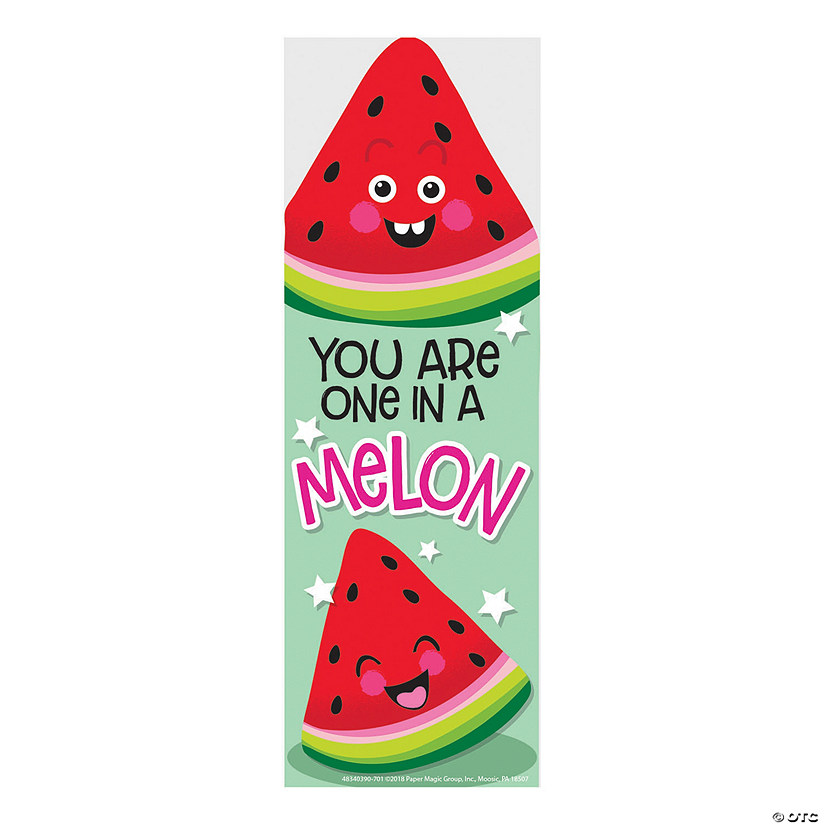 Watermelon-Scented Bookmarks - 24 Pc. Image